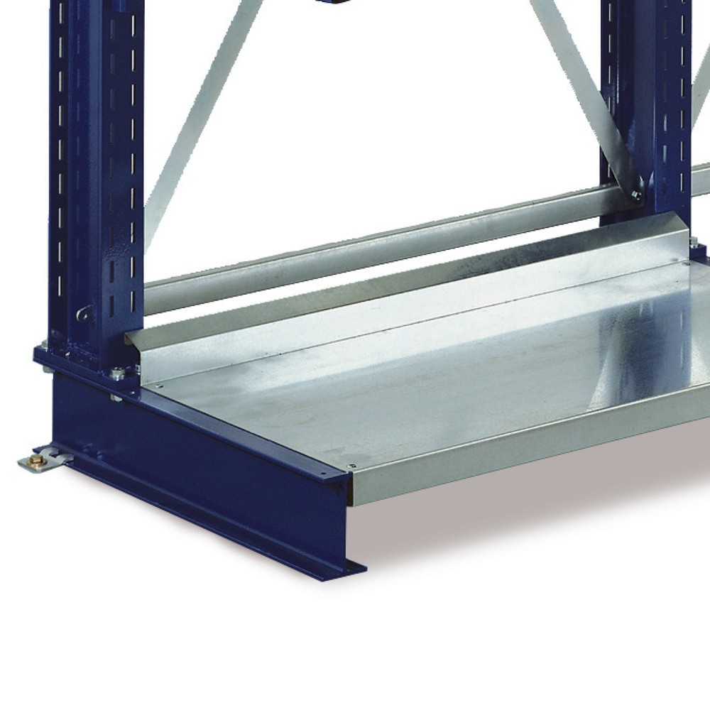 Illustration du produit: Fond de socle pour rayonnage Cantilever META, TK 500 kg, profondeur 800 mm