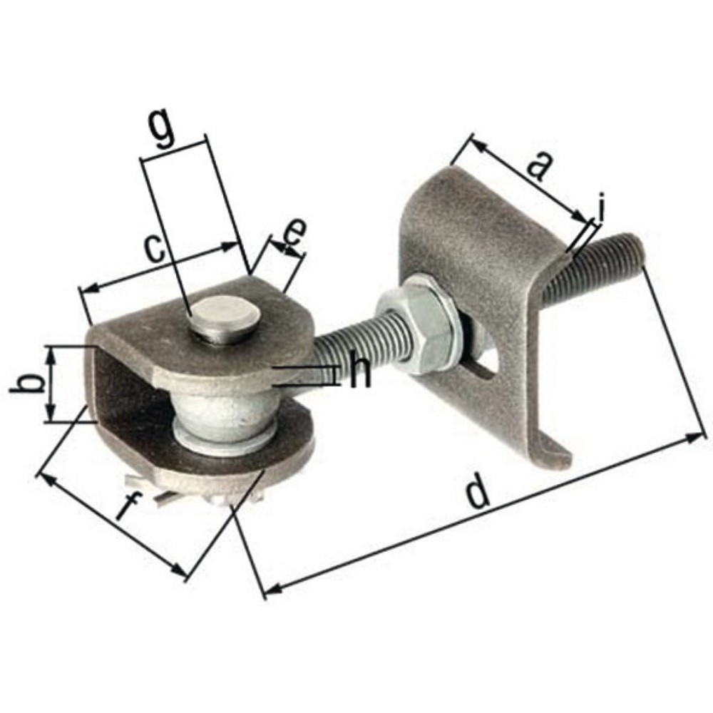 GAH Torband, Stahl roh, 50x20x45x120x25x45x6x5mm, Beutel