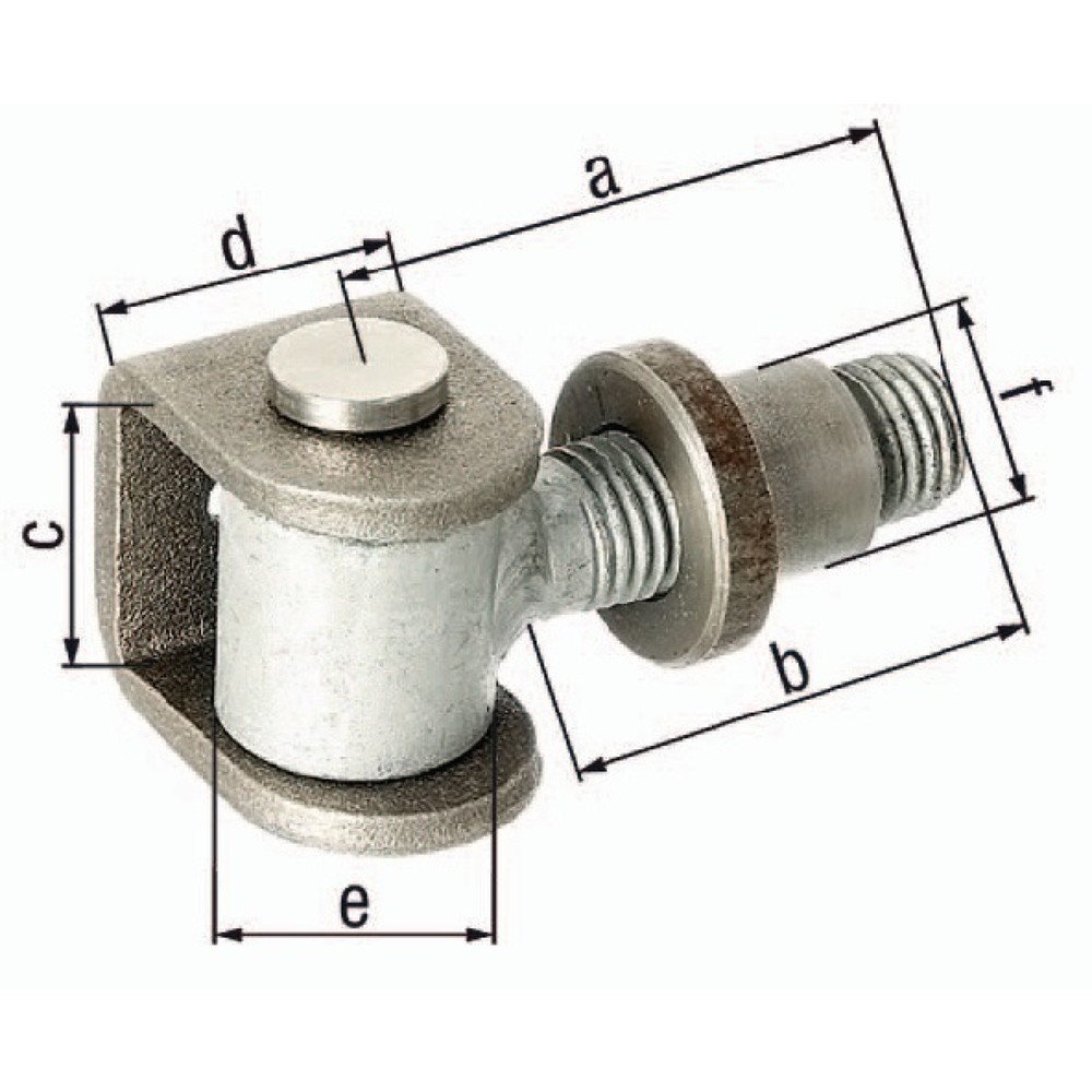 GAH Torband, Stahl roh, 65x42x42x30mm