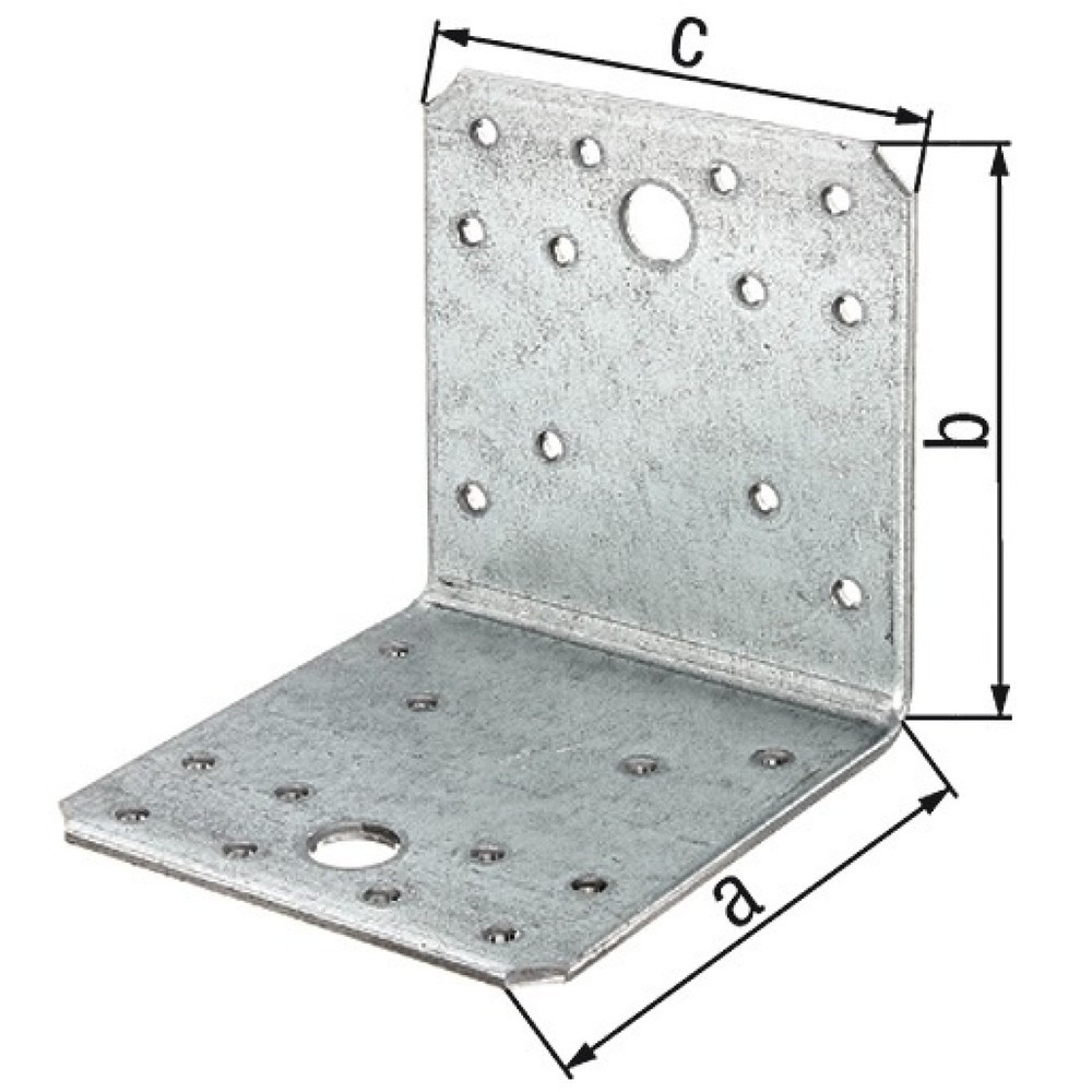 GAH Winkelverbinder, S.2,5 mm, 70 x 55x70mm, ETA-08/0165