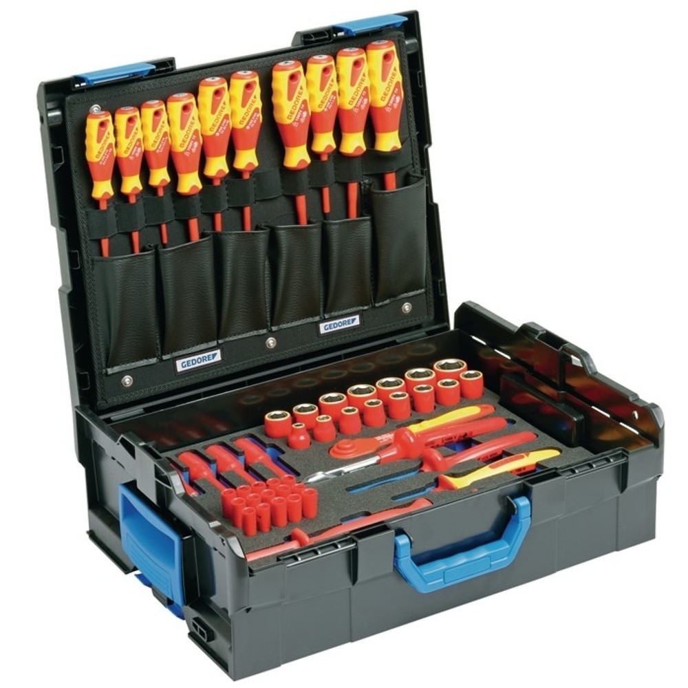 Assortiment d'outils 53 pièces dans L-BOXX® pour électricien GEDORE