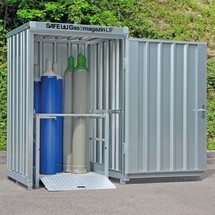 Gasflaschen-Lagercontainer