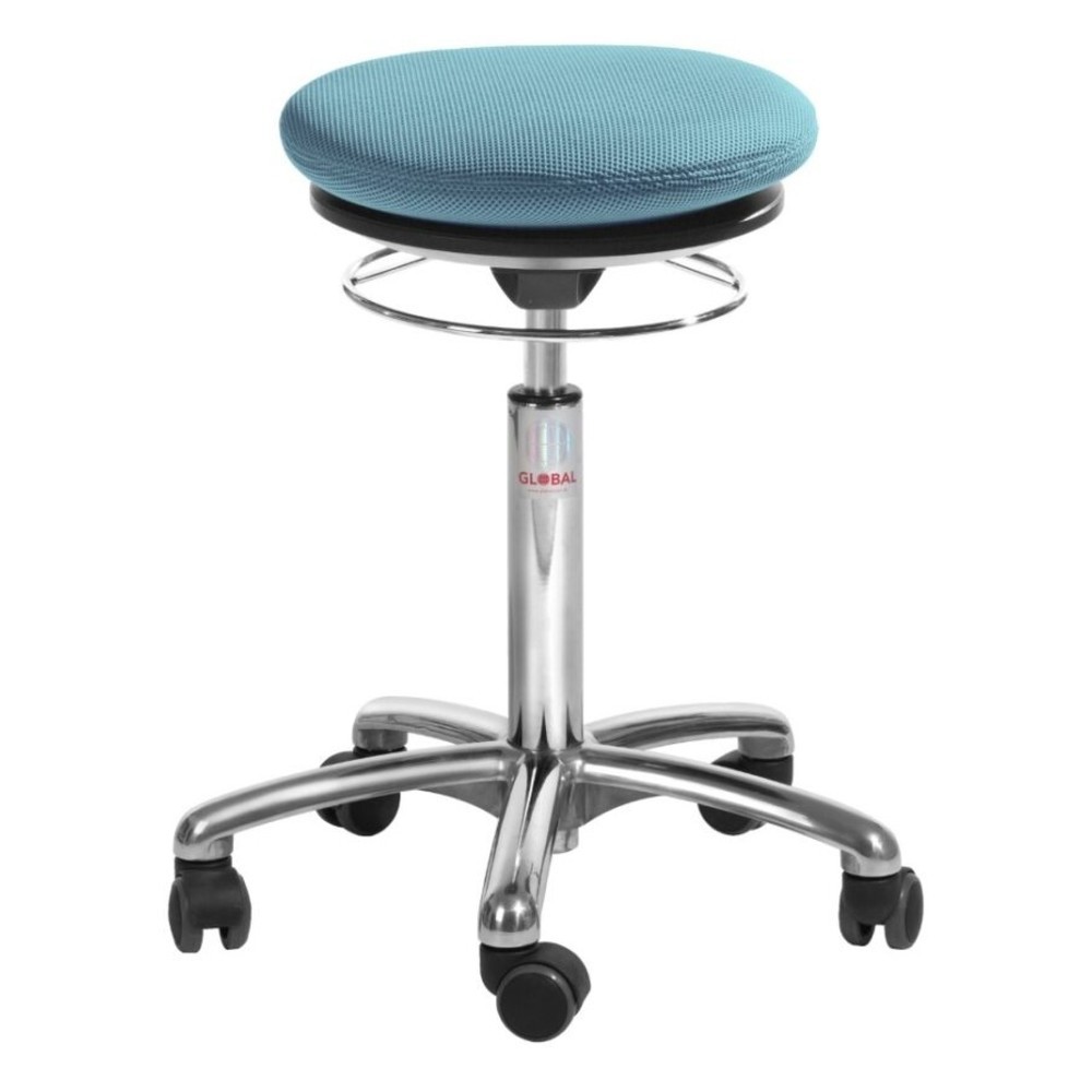 Global Stole A/S Tabouret Pilates, tissu 3D, hauteur d’assise comprise entre 540 et 730 mm, bleu clair