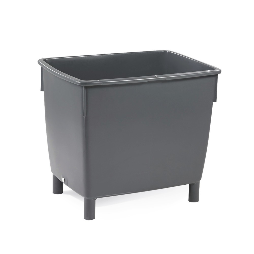 Grand conteneur CRAEMER en polyéthylène, 400 litres, gris basalte