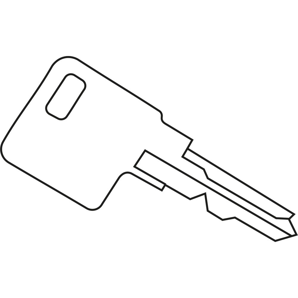 Hauptschlüssel für Mechanisches Zahlenschloss für C+P Kleiderspinde WF-Locks 1401