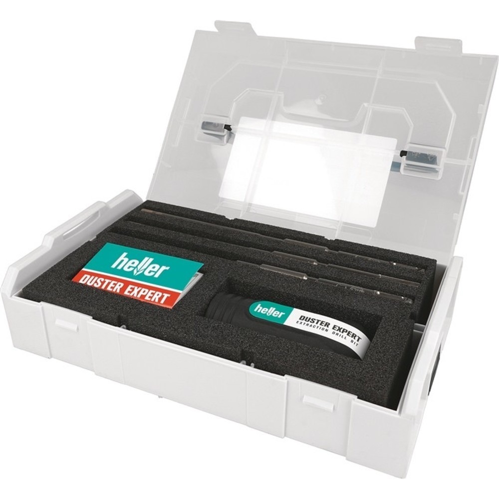 HELLER Absaugbohrersatz Duster Expert 3-tlg.SDS-plus Ku.-Box