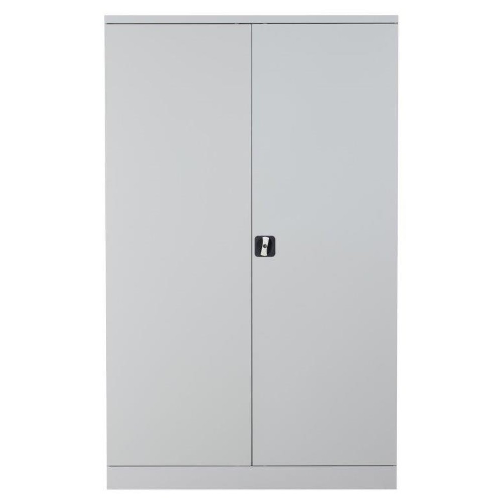 HEMMDAL Armoire à portes battantes, H x l x P 1 950 x 1 200 x 420 mm, gris clair