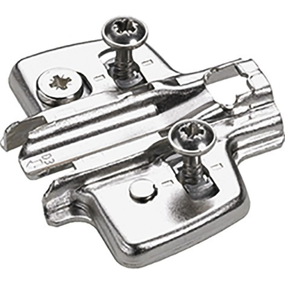 Illustration du produit: HETTICH Kreuzmontageplatte, D=1,5 mm, Stahl vernickelt