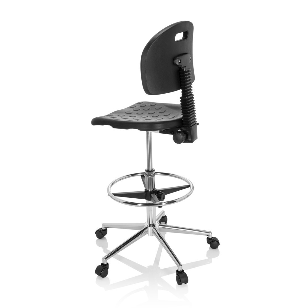 Produktabbildung Nr. 7: Siège de travail / tabouret de travail hjh OFFICE TOP WORK 23 I mousse rigide, noir