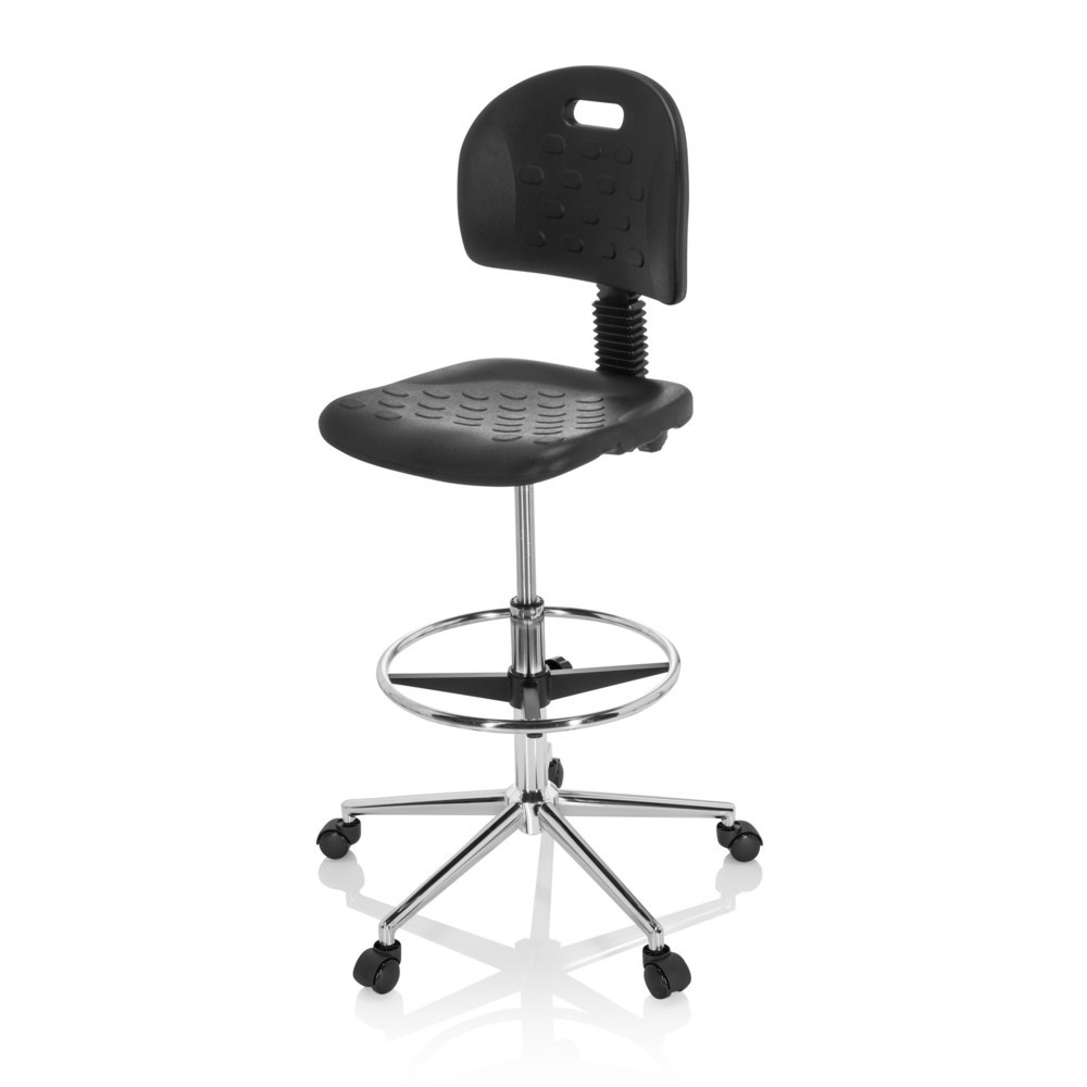 Produktabbildung Nr. 9: Siège de travail / tabouret de travail hjh OFFICE TOP WORK 23 I mousse rigide, noir