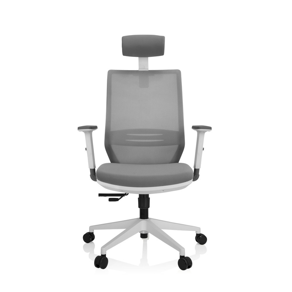 Siège de bureau / siège pivotant hjh OFFICE PROFONDO PRO W résille / tissu, gris