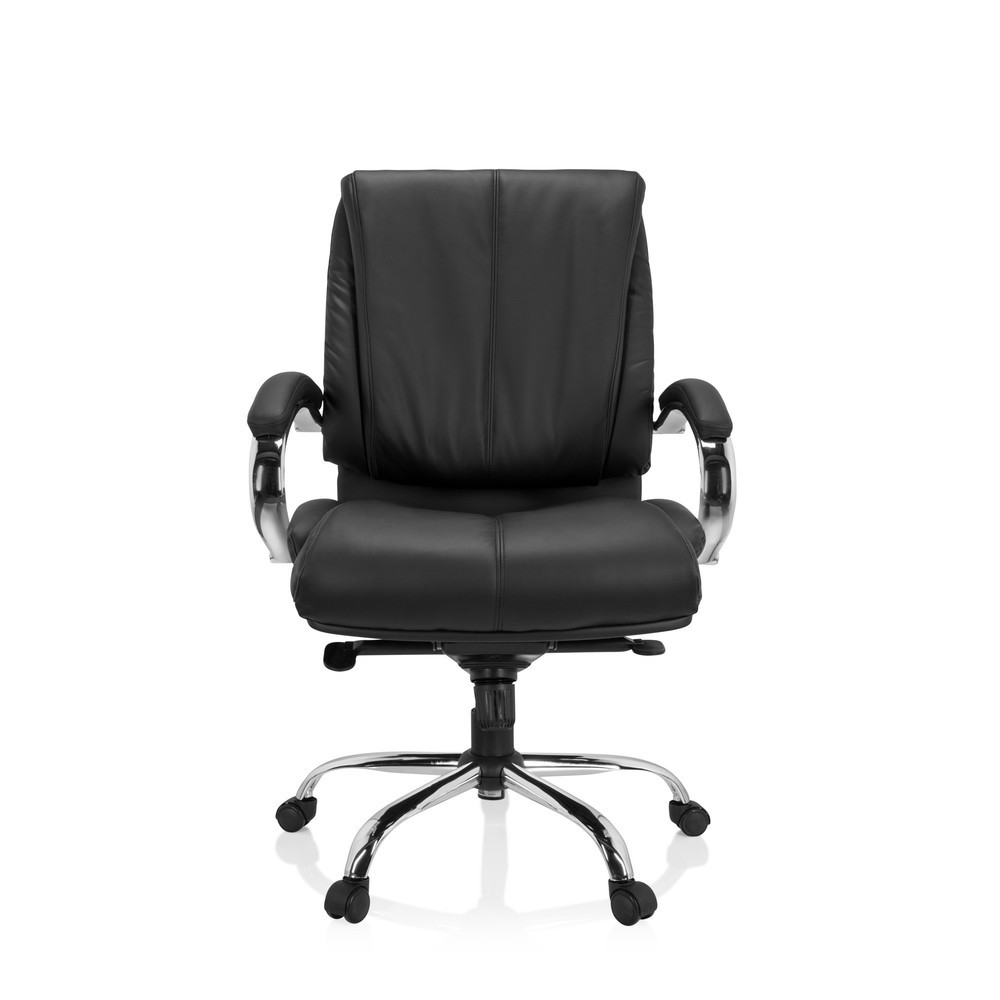 hjh OFFICE Bürostuhl / Chefsessel XXL H 100 PU, schwarz