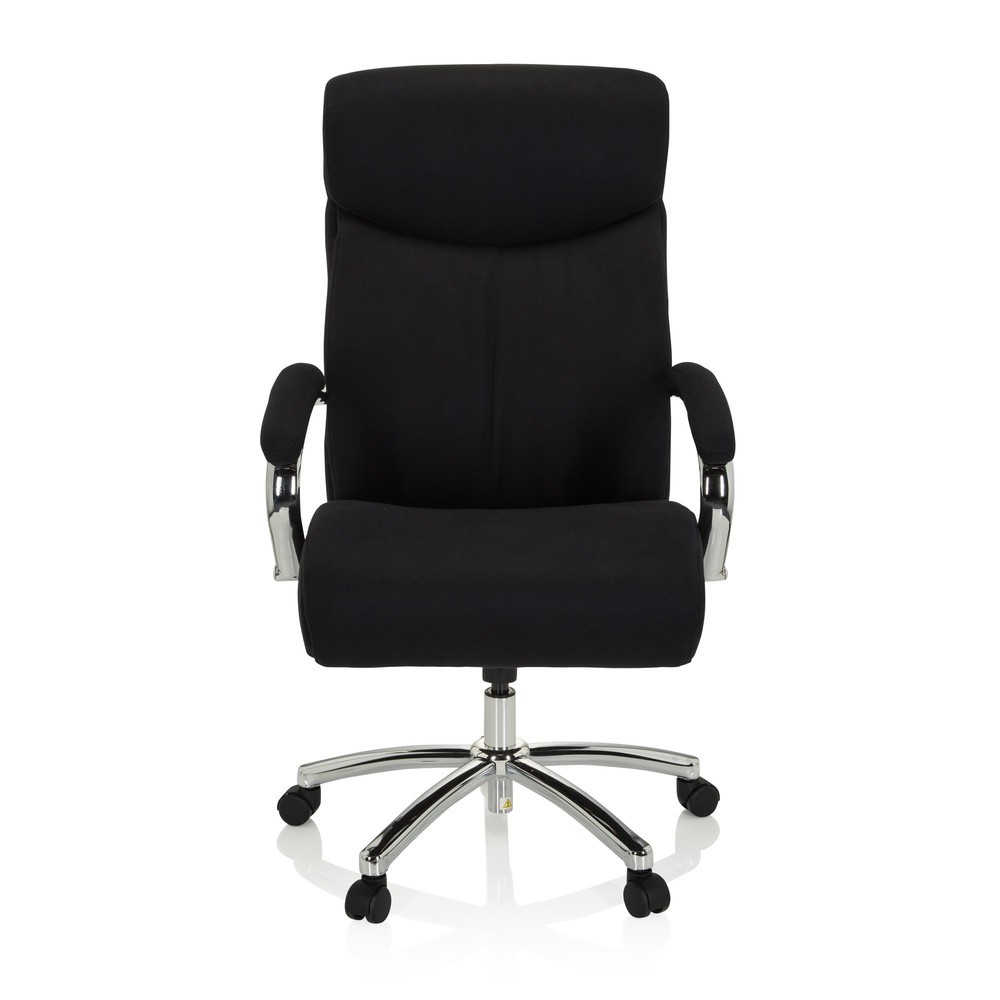 hjh OFFICE Schwerlaststuhl / Büro CONSTRUCTOR IV XXL Stoff, schwarz