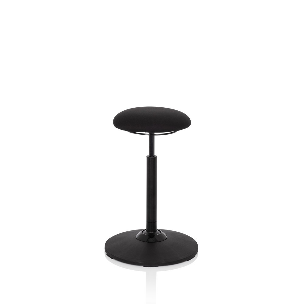 hjh OFFICE Stehhocker / Stehhilfe BALANCE SIT Stoff, schwarz