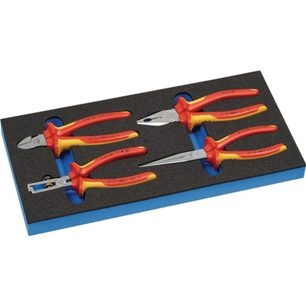 Module à outils 4 pièces module 1/3 jeux de pinces VDE KNIPEX