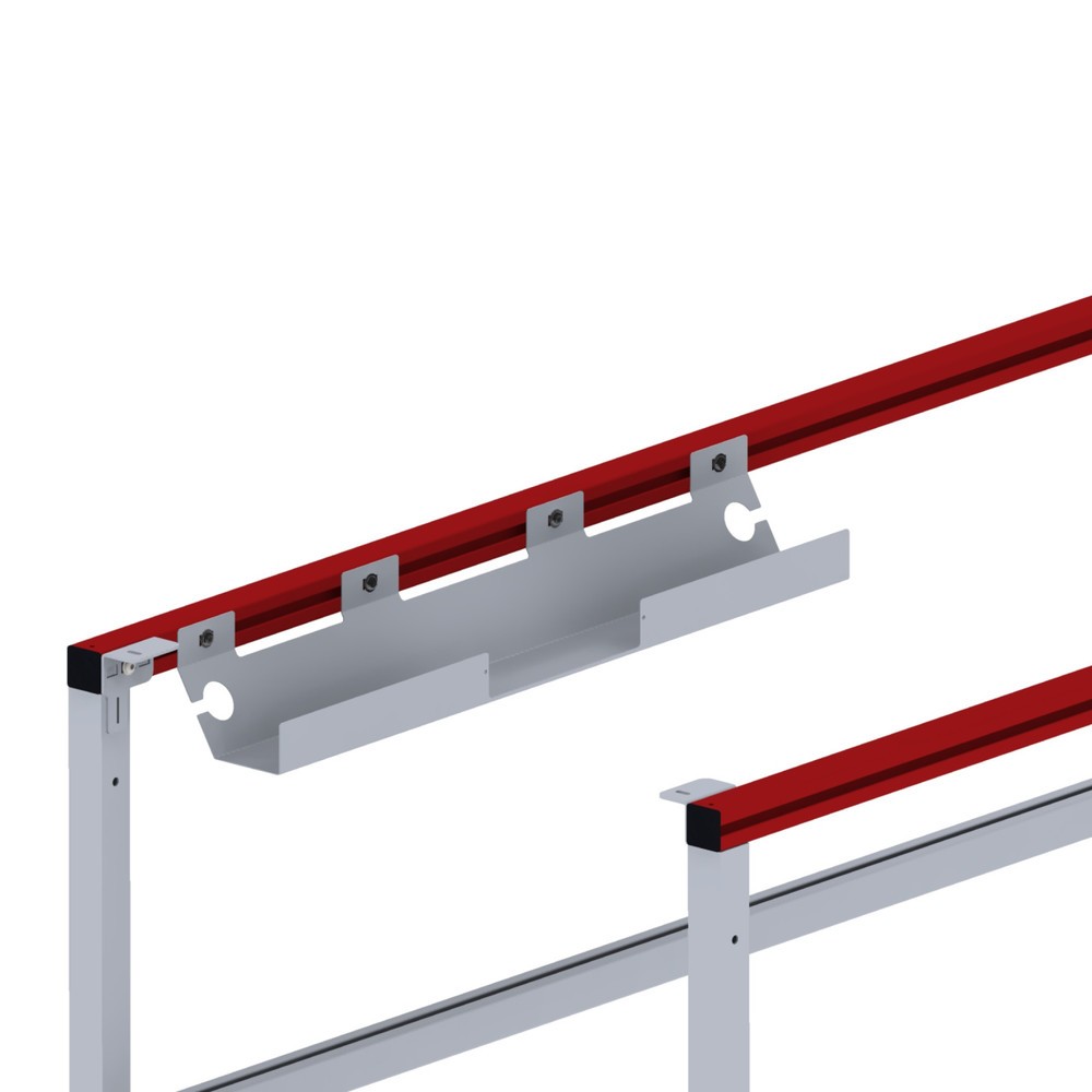 Kabelwanne für Komplettpackplatz FLEX, HxBxT 116 x 800 x 125 mm