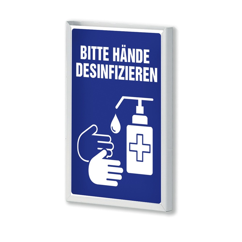 Illustration du produit: Kappes RasterPlan®Porte-outils, plaque d'information « Désinfection », DIN A4, Hxl 310 x 220 mm