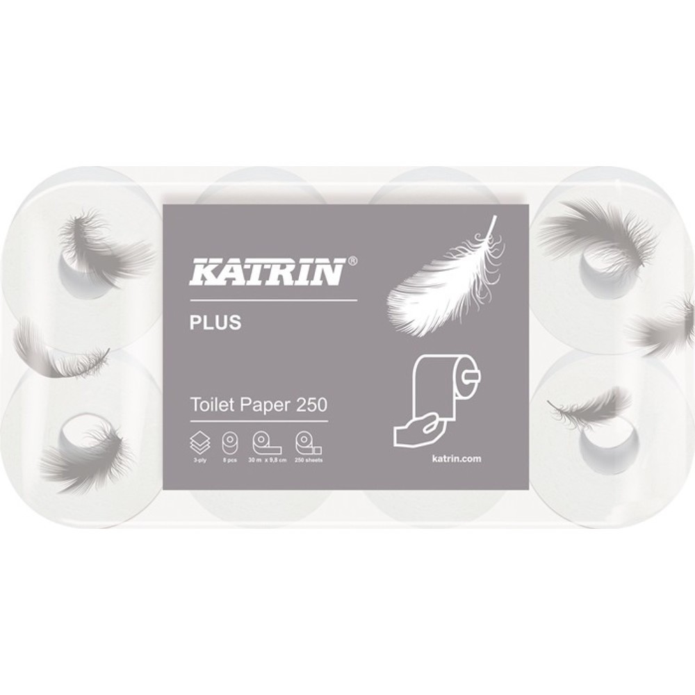 KATRIN Toilettenpapier Katrin Plus 250 3-lagig