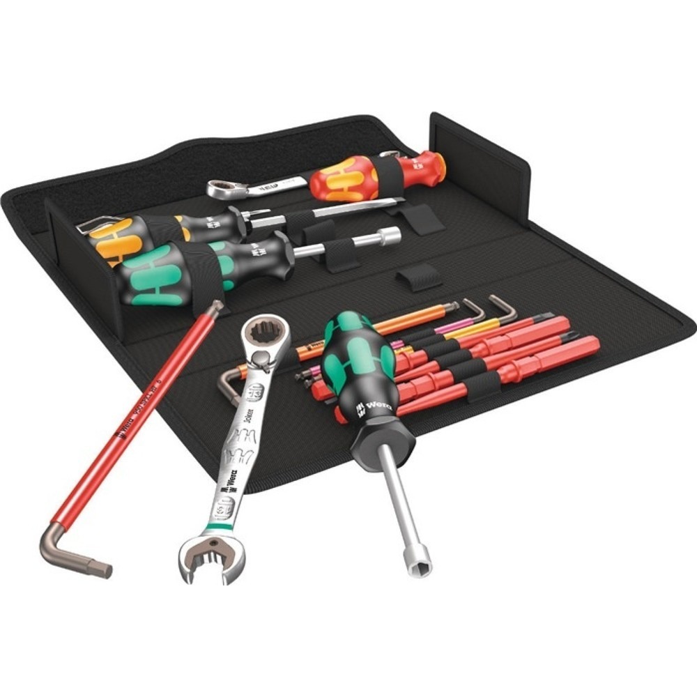 Jeu d'outils KK SH 2 15 pièces pour inst. sanitaires et de chauffage WERA