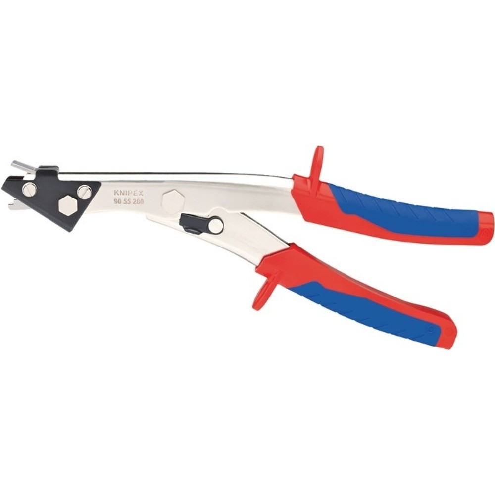 KNIPEX Blechknabber Gesamt-L.280mm Schnitt-B.2,7mm vern.Mehrkomp.-Hüllen