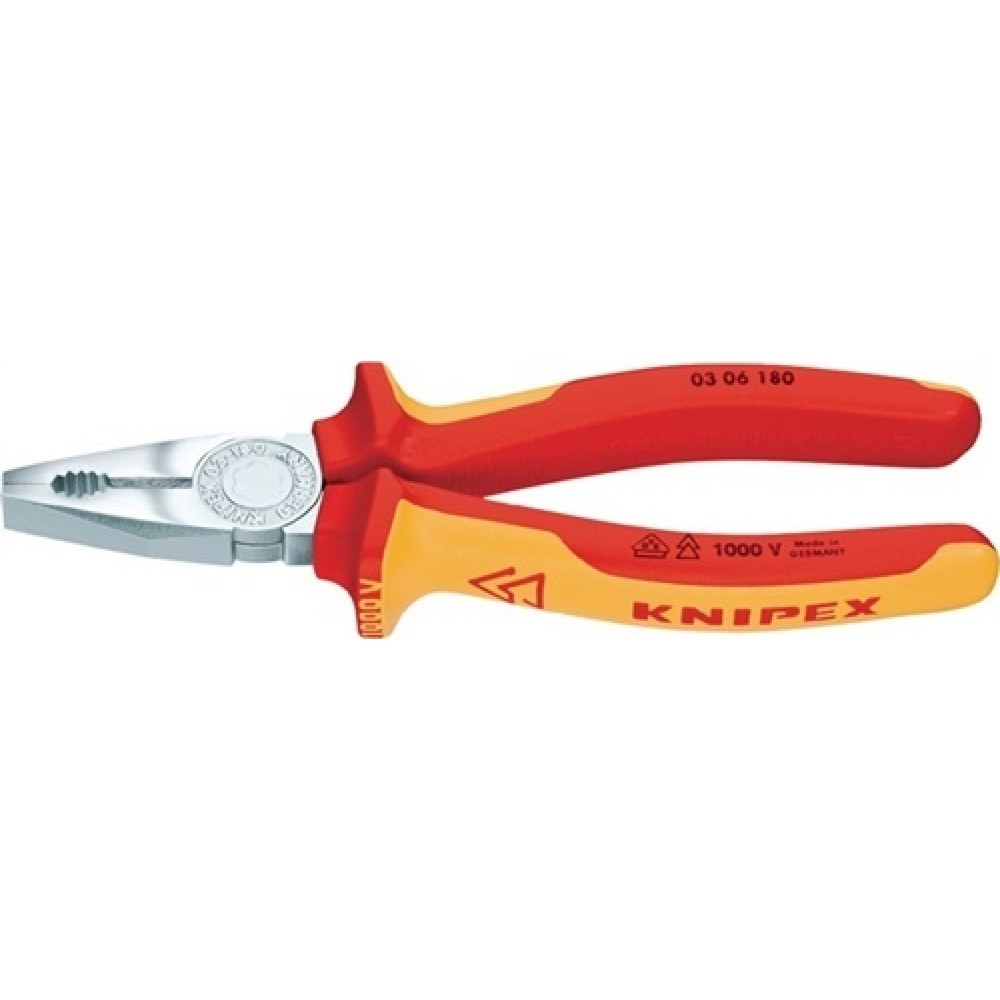 Kombizange L.160mm verchr.2K-Hülle VDE 60 HRC KNIPEX