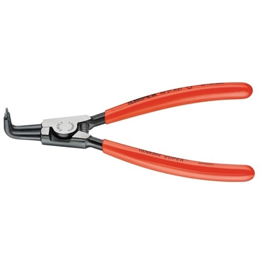 Außensicherungsringzange A 01 f.Wellen D.3-10mm 90Grad gew.pol.L.125mm KNIPEX