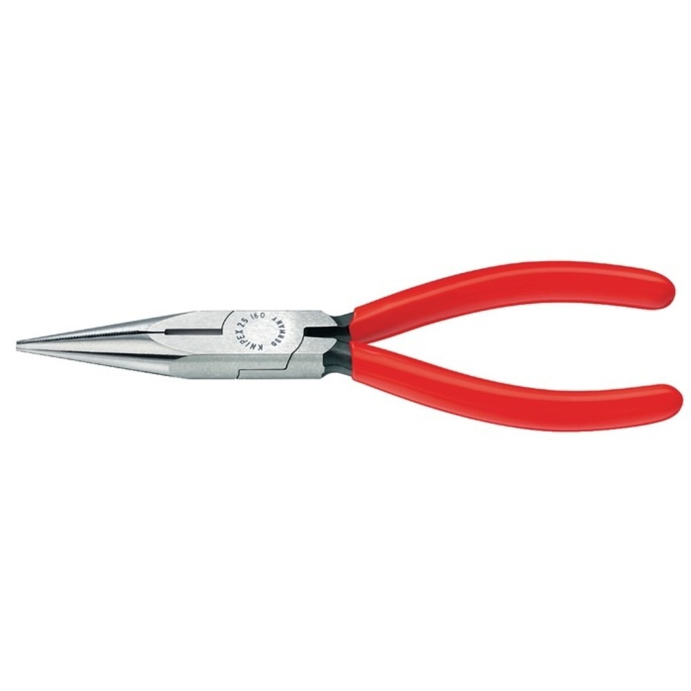 KNIPEX Flachrundzange L.125mm flach/rund ger.pol.Ku.-Überzug