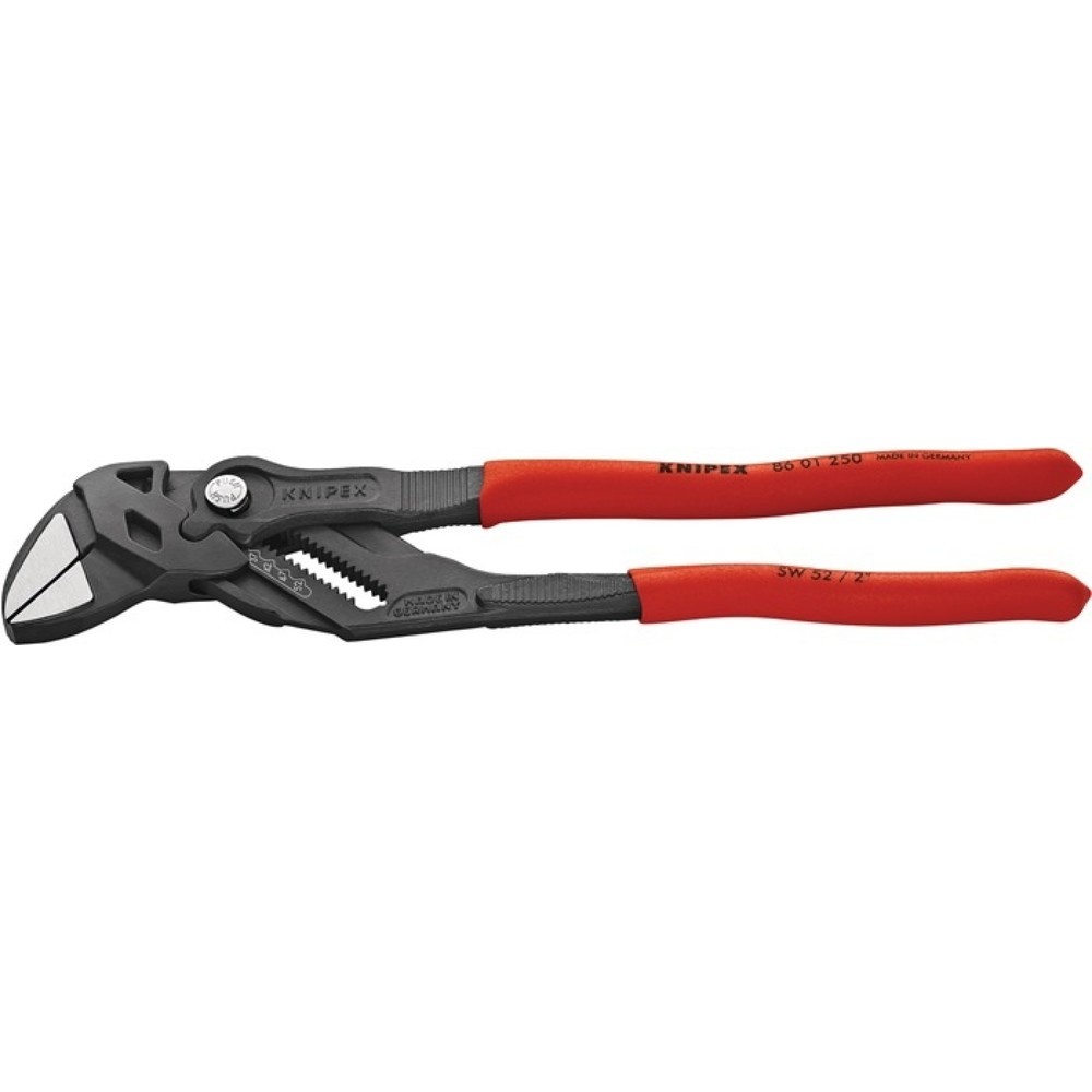 KNIPEX Zangenschlüssel, Spannweite 68 mm Kunststoffüberzug, Länge 300 mm schwarz atramentiert