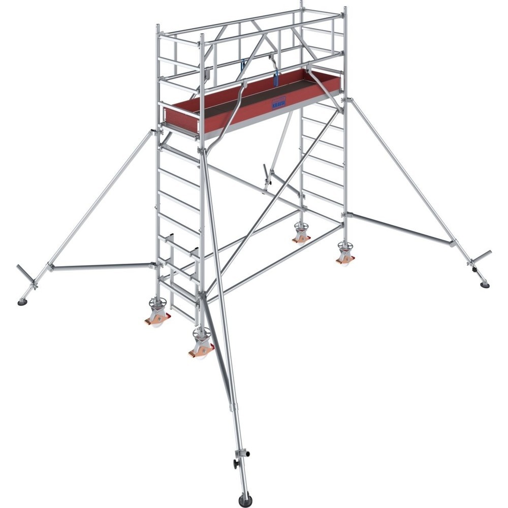 KRAUSE® Échafaudage roulant STABILO S1000 longueur de travée 2,50, hauteur de travail 4,30