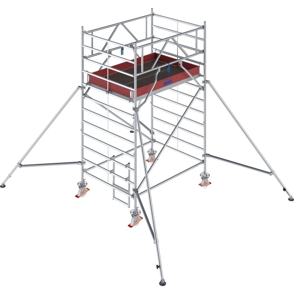 KRAUSE® Échafaudage roulant STABILO S5000 longueur de travée 2,00, hauteur de travail 4,30