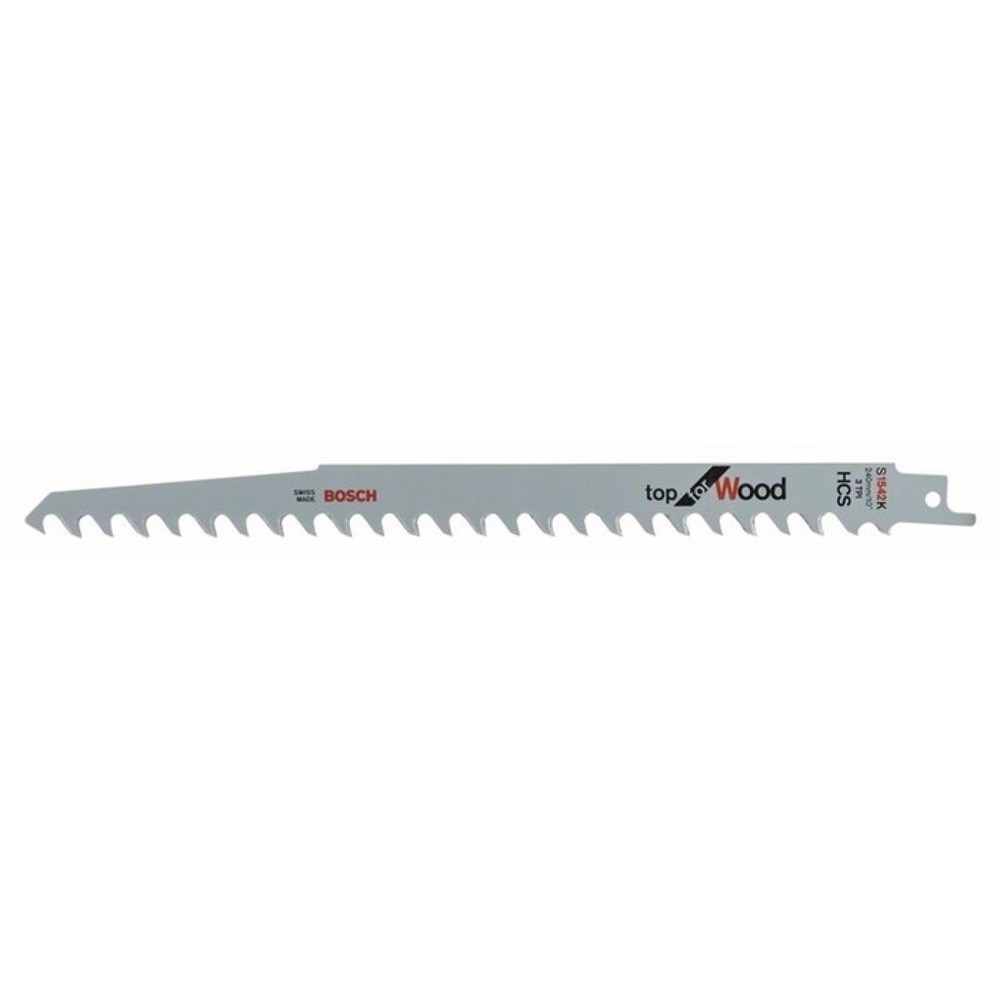 Lame de scie sabre S 1542 K L 240 mm l 19 mm TPI 3 8,5 mm 25 pces/carte