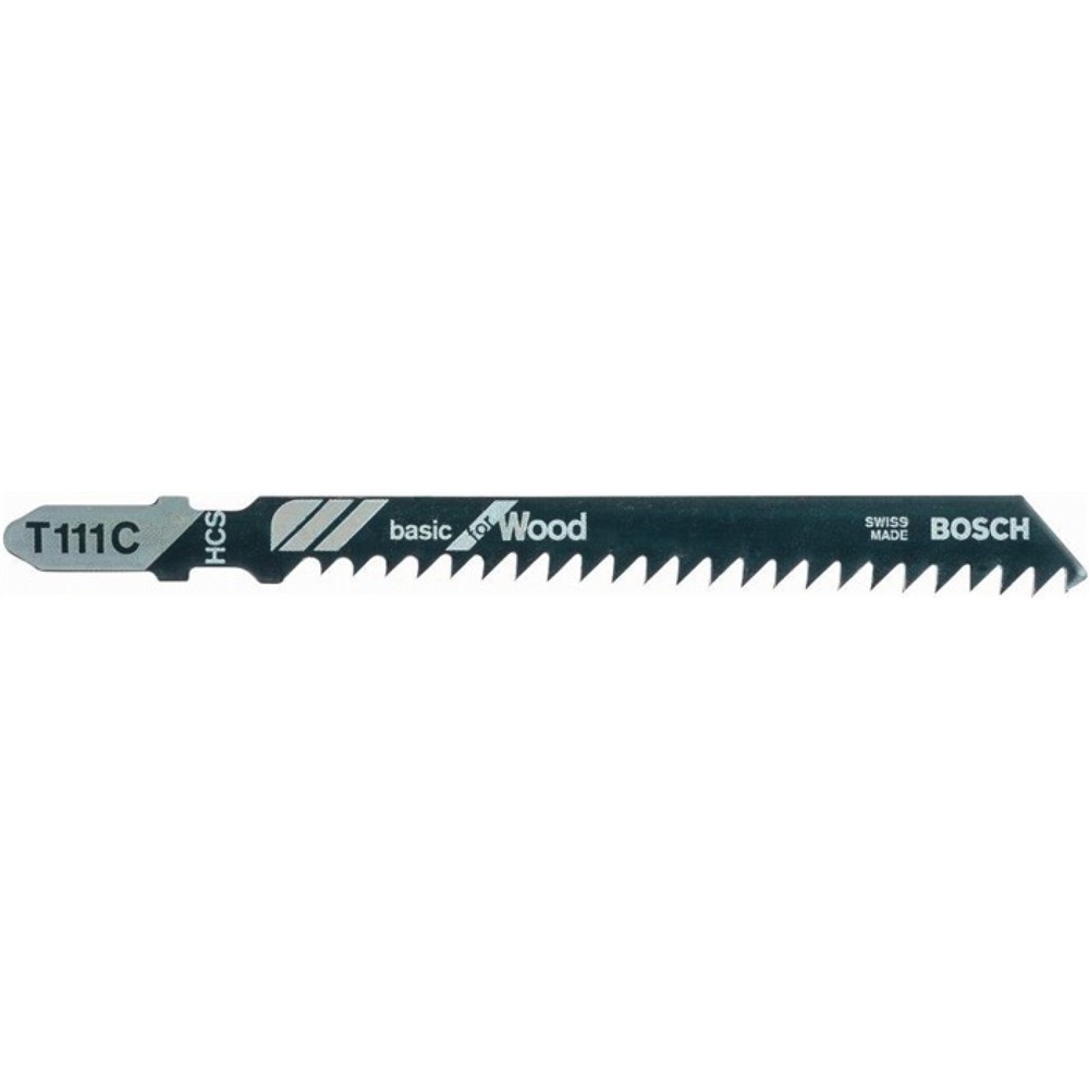 Lame de scie sauteuse T 144 D longueur totale 100 mm pas de dent 4-5,2 mm HCS 5