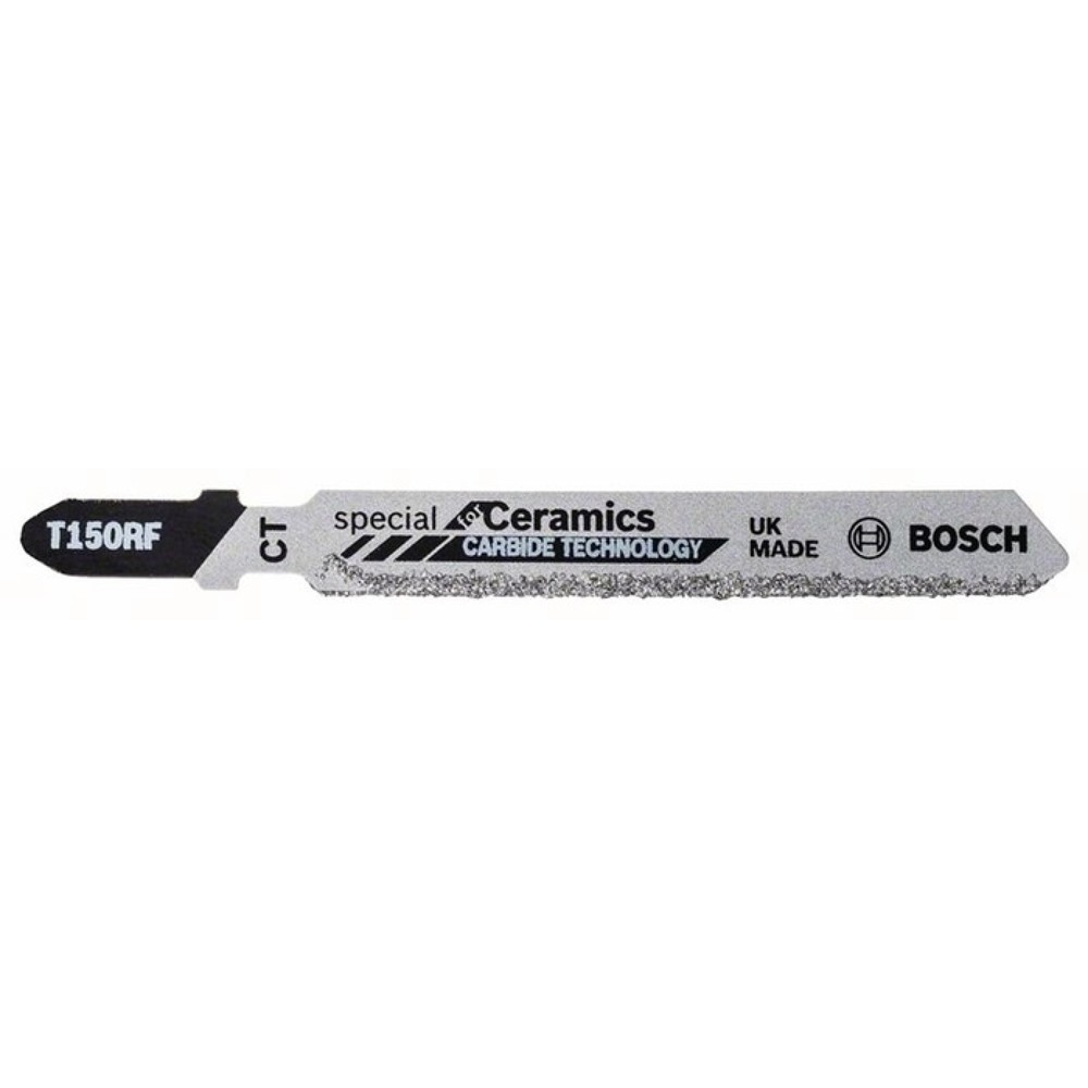 Lames de scie sauteuse BOSCH T 150 RIFF Special for Ceramics L 83 mm grain 50 paquet de 3