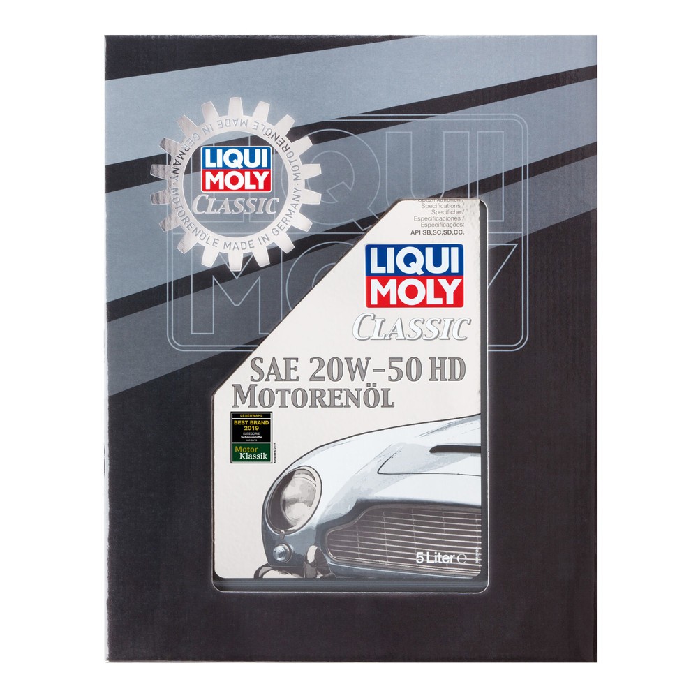 LIQUI MOLY Classic Motorenöl SAE 20W-50 HD 5 l