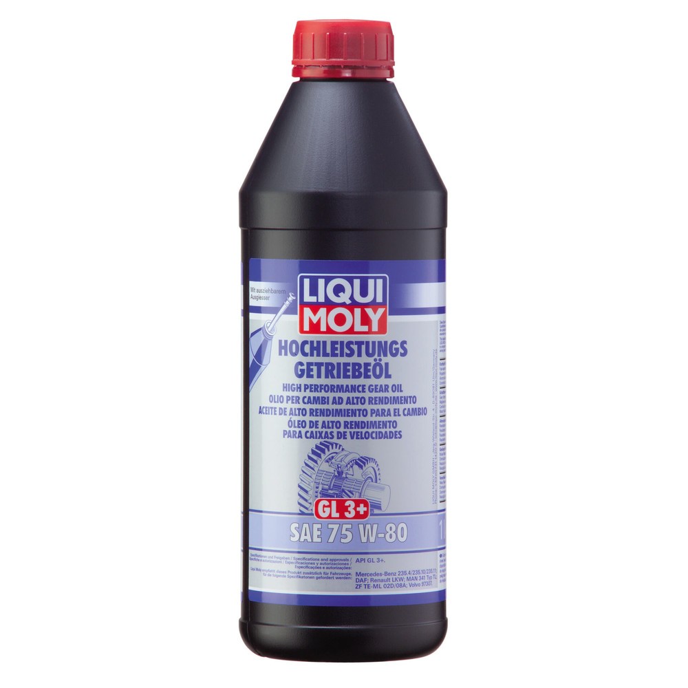 LIQUI MOLY Hochleistungs-Getriebeöl (GL3+) SAE 75W-80 1 l