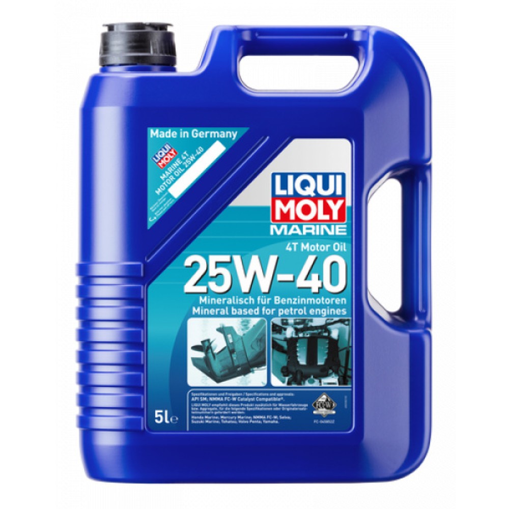 LIQUI MOLY Marine 4T Motor Oil 25W-40 5 l