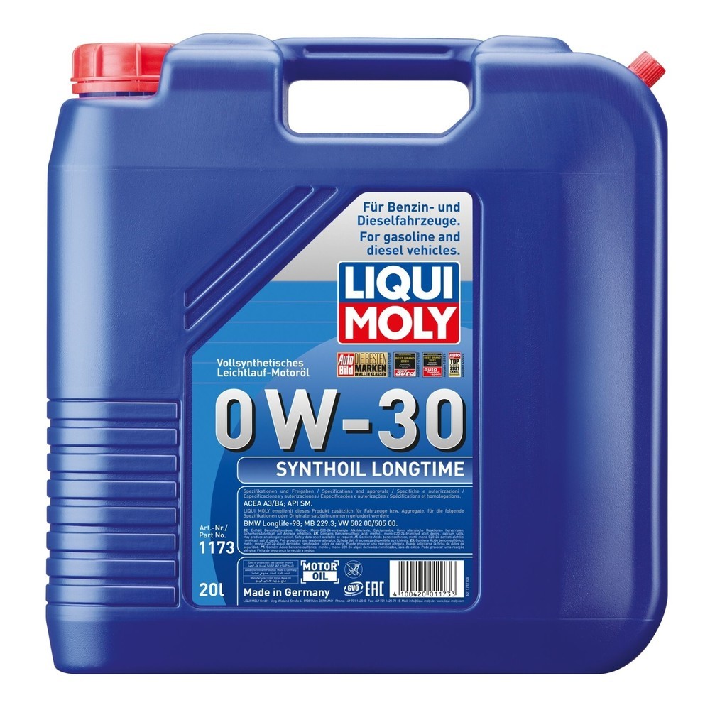 LIQUI MOLY Synthoil Longtime 0W-30 20 l