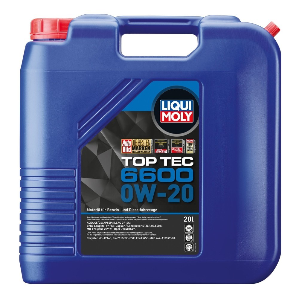 LIQUI MOLY Top Tec 6600 0W-20 20 l