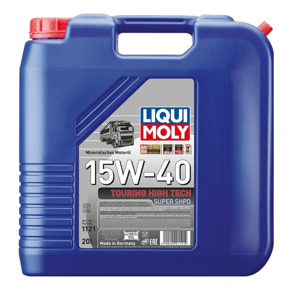 LIQUI MOLY Touring High Tech Super SHPD 15W-40 20 l