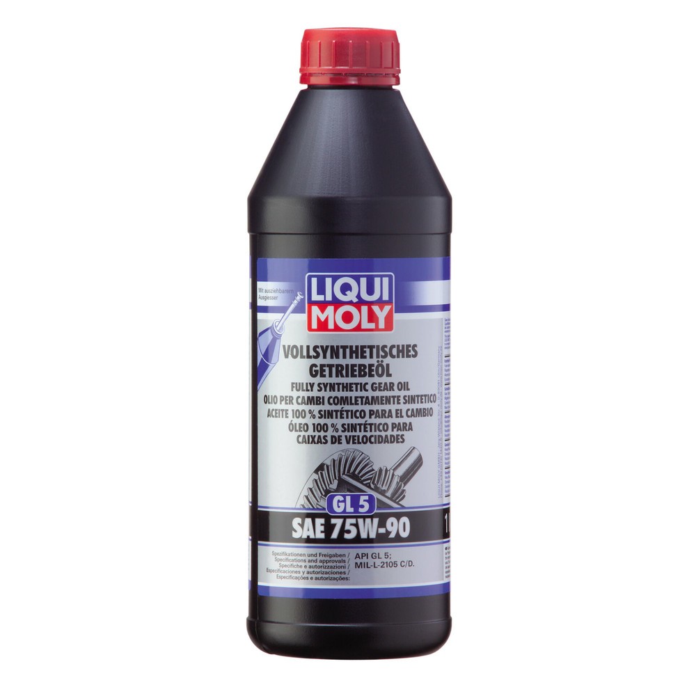 LIQUI MOLY Vollsynthetisches Getriebeöl (GL5) SAE 75W-90 1 l