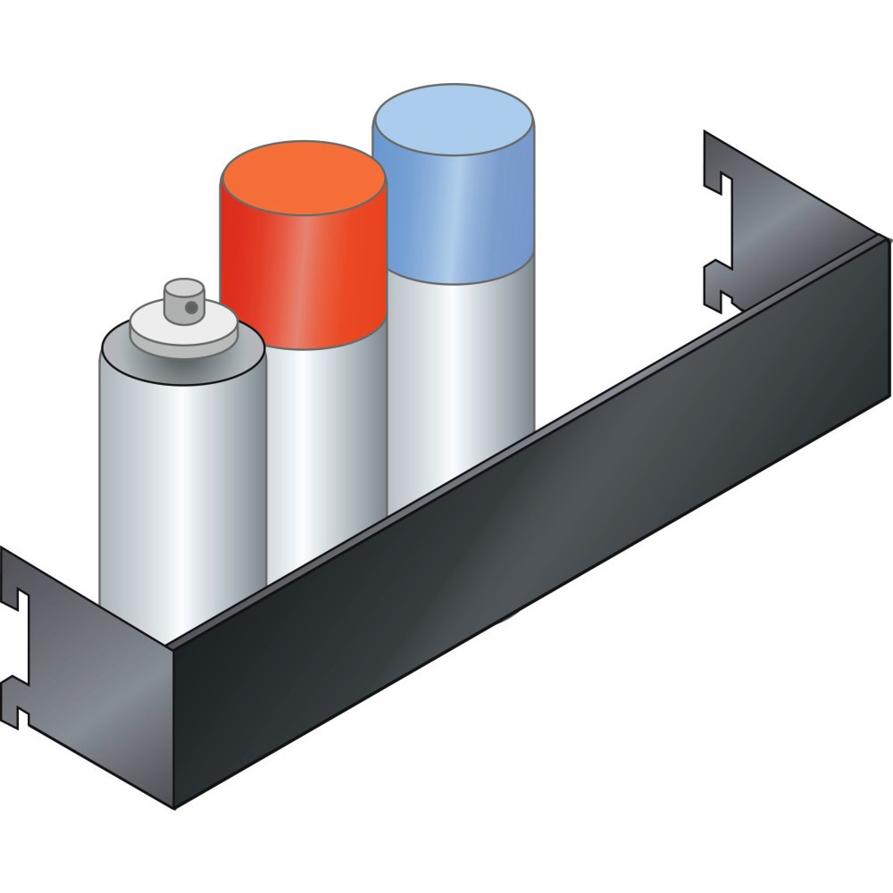 LISTA Spraydosenhalter, (BxTxH) 380x74x70mm