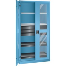 LISTA Werkzeugschrank, (BxTxH) 1000x580x1950mm, 2 Auszüge, 3 Schubladen