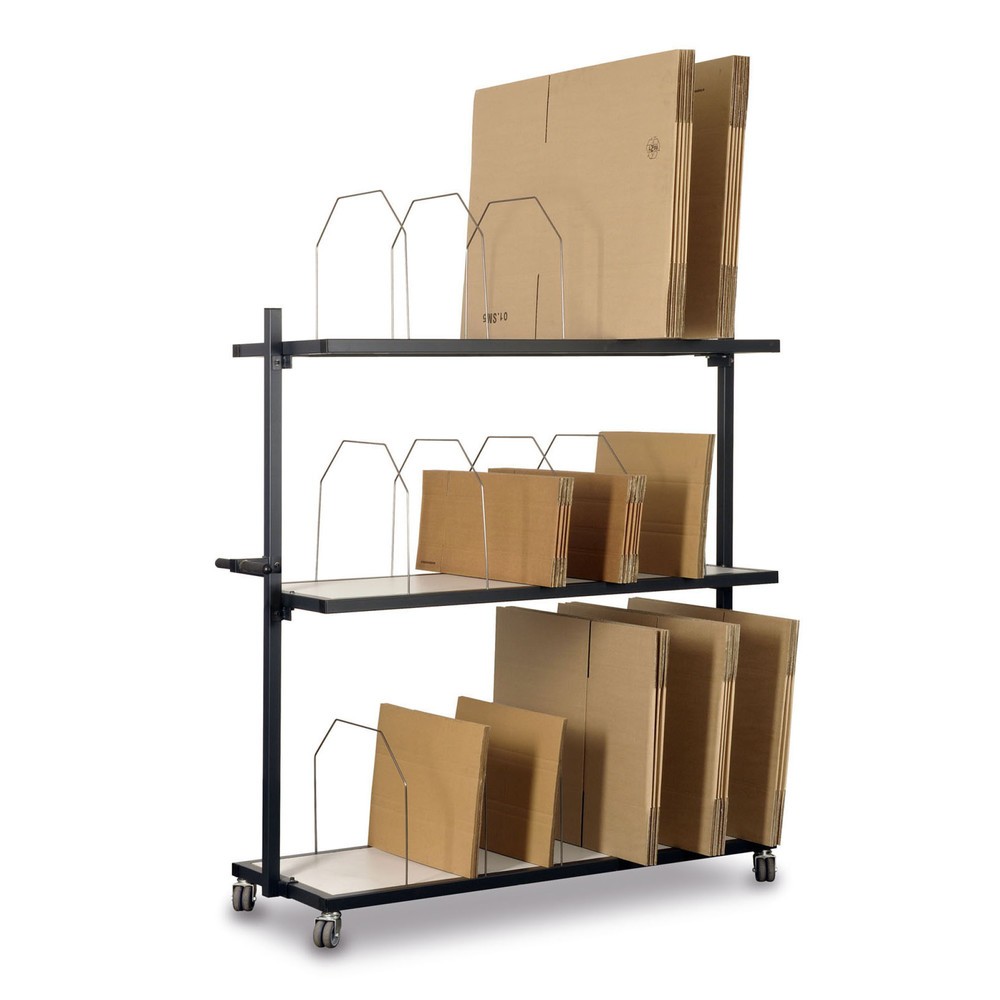 Magasin de cartons, mobile, 3 étages