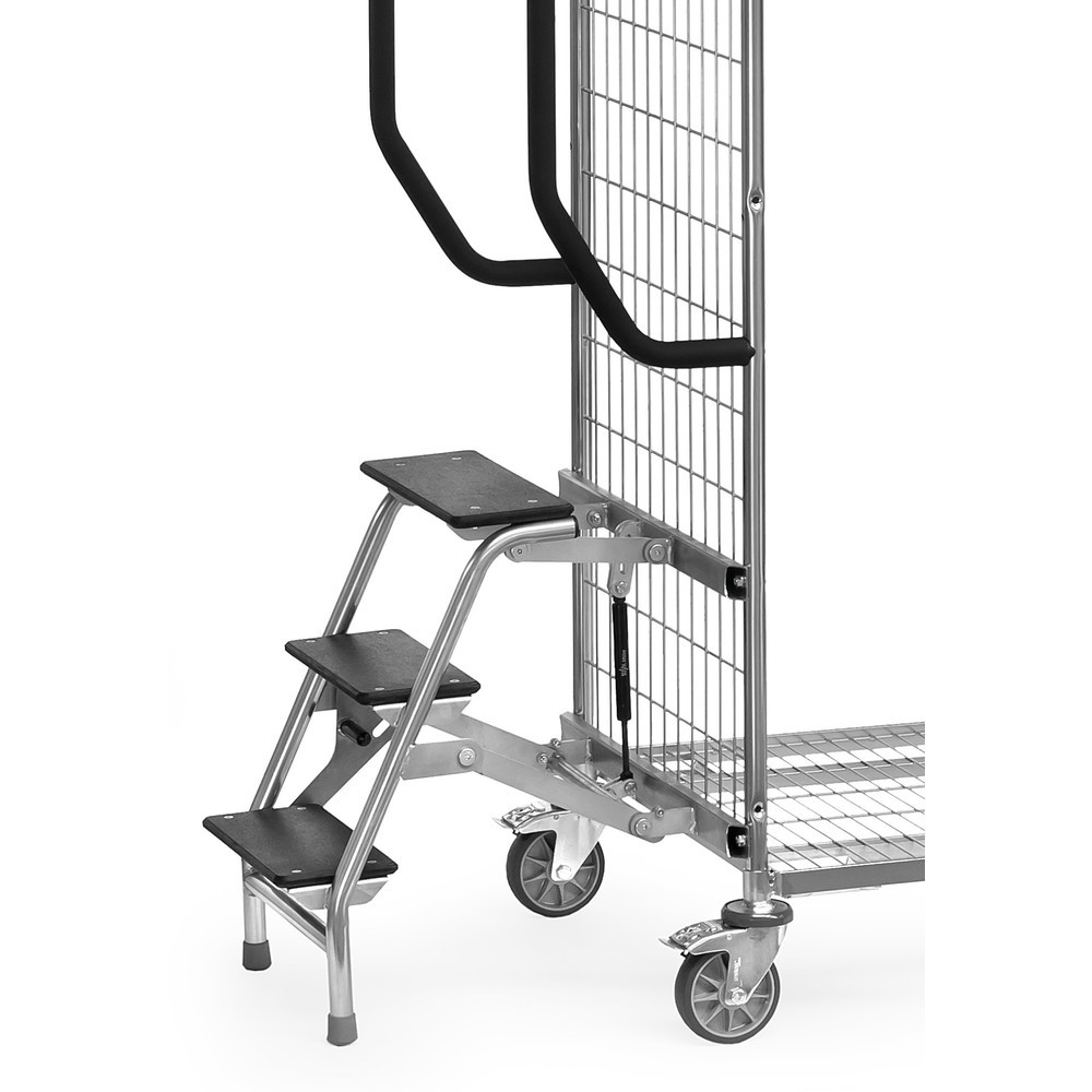 Marche-pied pour chariot de préparation de commandes fetra®, largeur 610 mm