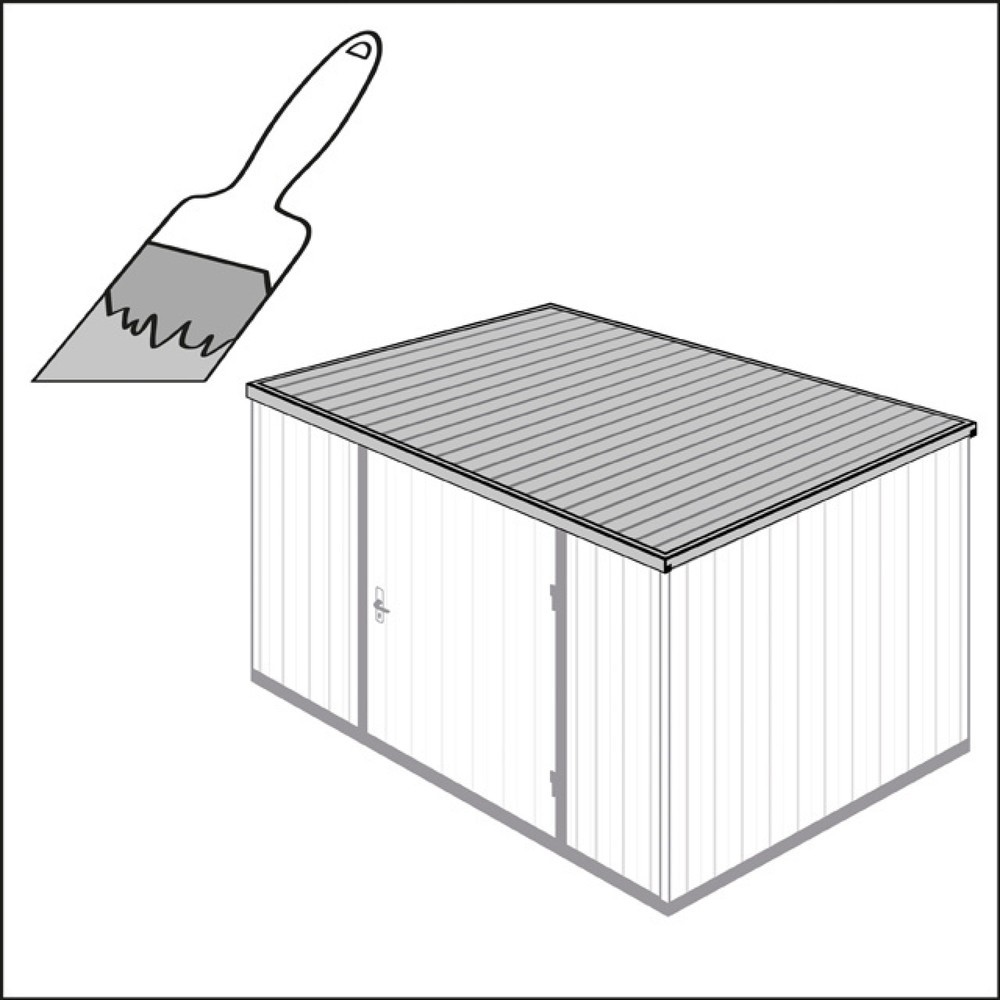 Mehrpreis,Dachoberflächenlackierung für MC , MCI, ST, STI,Kombinationen ca. 3 x 4 m