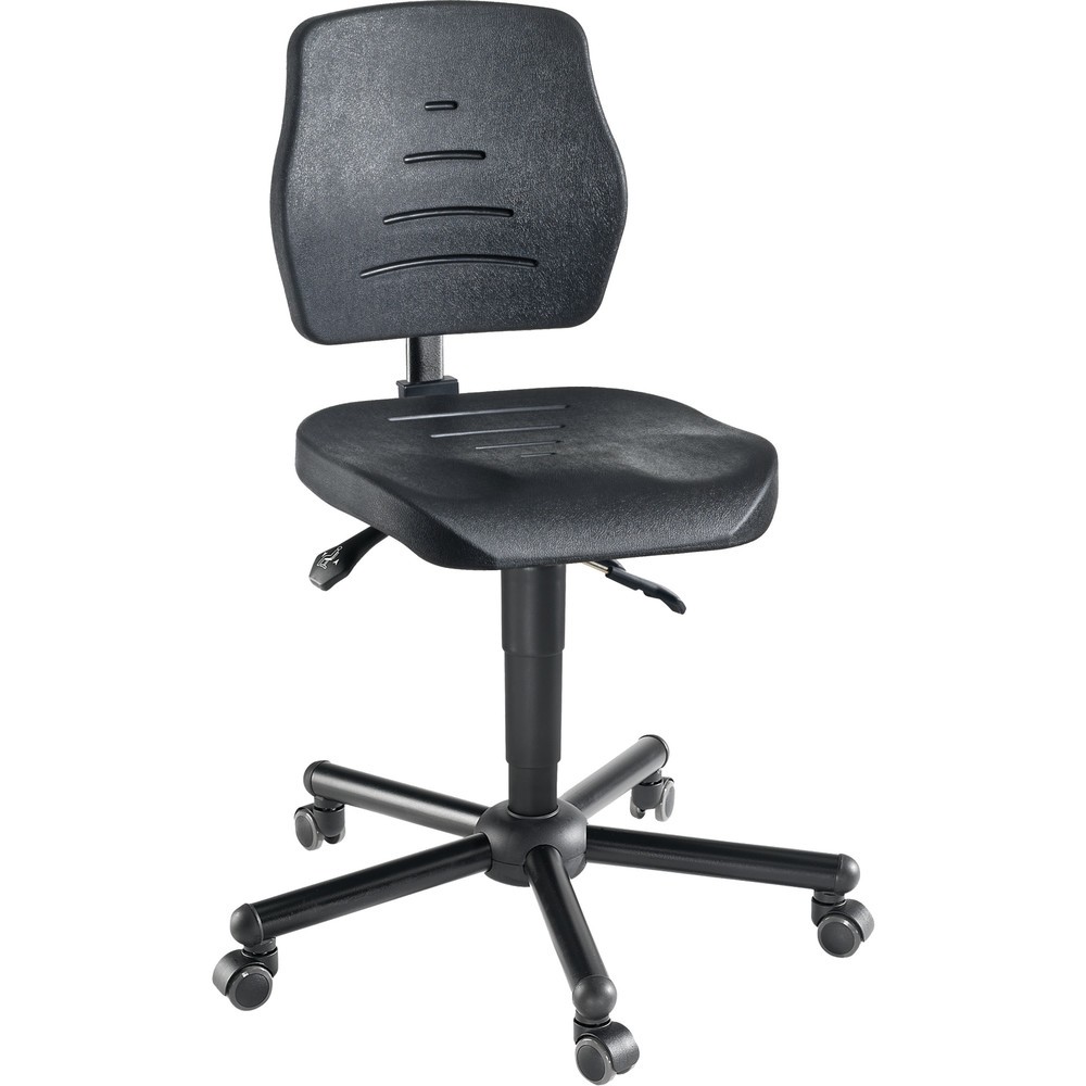 meychair Chaise de travail pivotante Workster Komplex XXL, hauteur d'assise 510-630 mm, capacité de charge 250 kg, roulettes