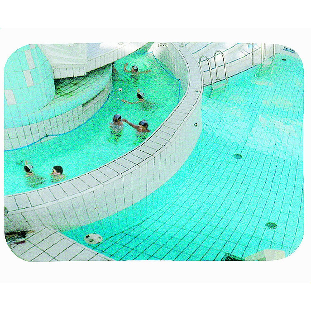 Miroir de piscine Vialux® AQUAMIR®, P.A.S.®, H x l 800 x 1 000 mm, pour l’intérieur