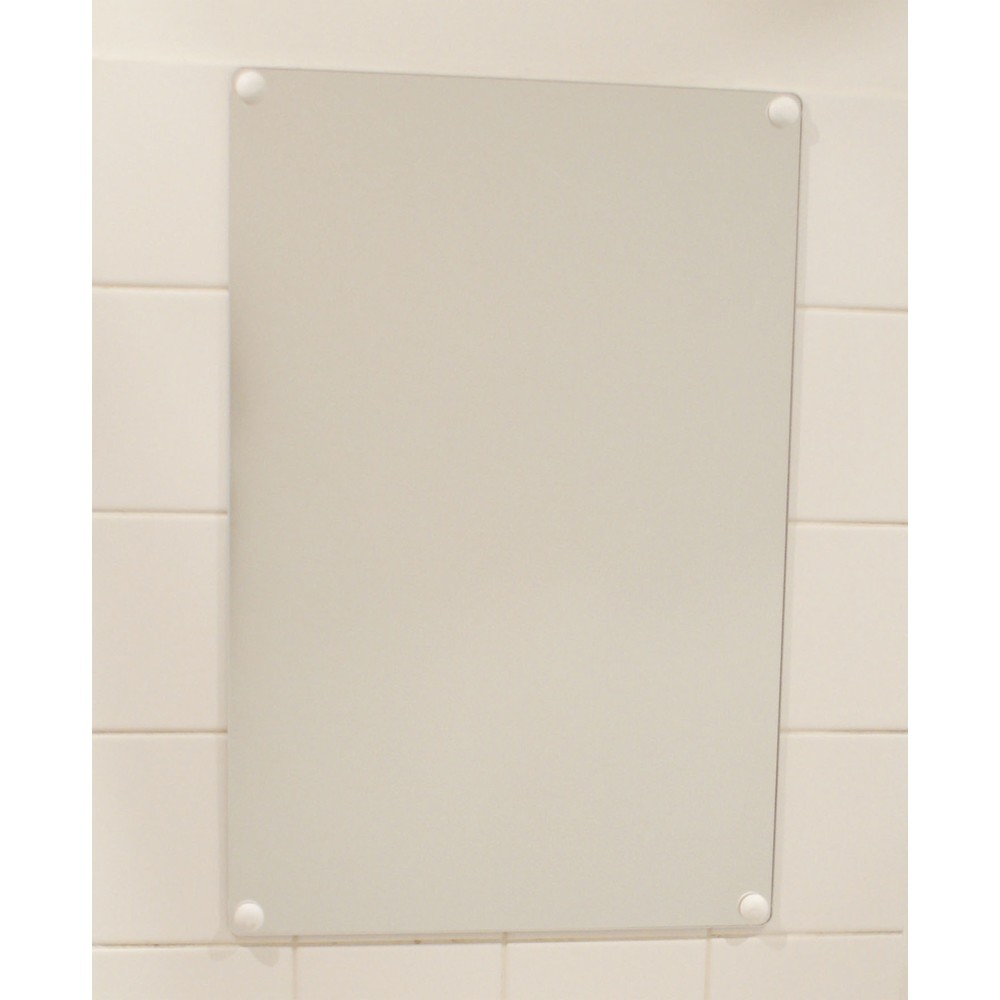 Miroir plat Vialux®, verre acrylique (PMMA), H x l 600 x 400 mm, sans cadre