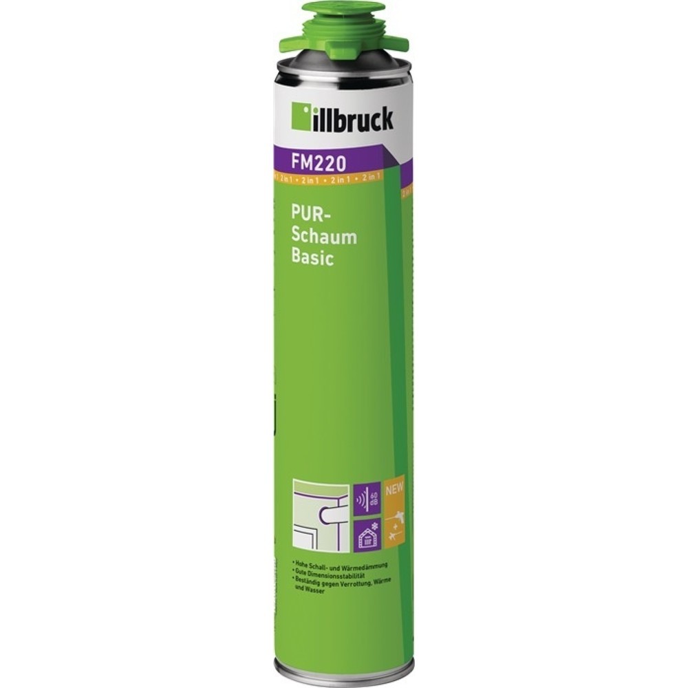 Mousse ILBRUCK PUR 1K FM220 500 ml B2 jaune