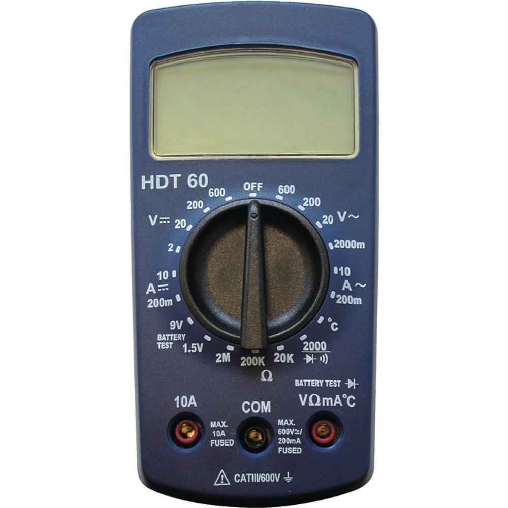 Multimètre HDT 60 2-600 V AC/DC HDT